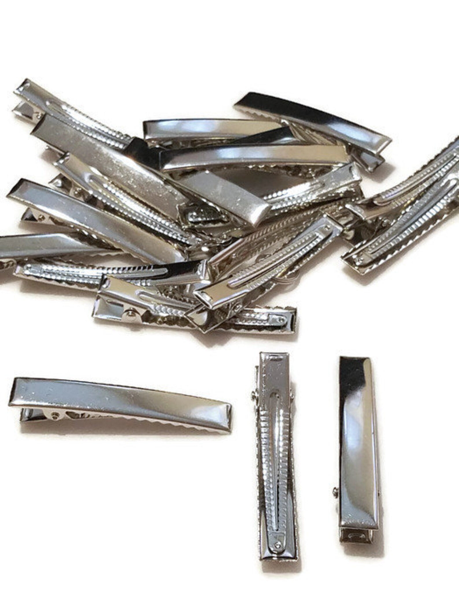 60 Mm Alligator Hair Clips With Teeth 2 1/3 Hair Clips Etsy