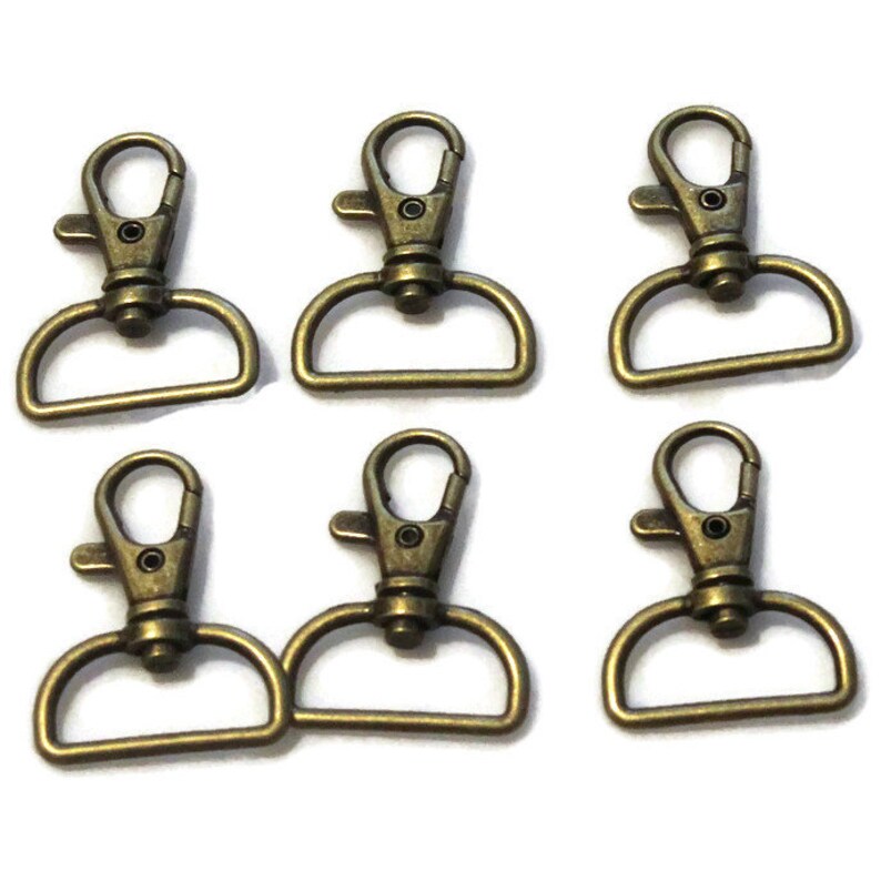 Swivel Hooks for Lanyards 25 Mm Bronze Lanyard Clips Swivel Etsy