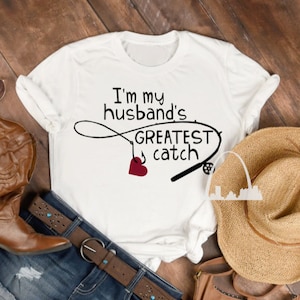 Sono il più grande di mio marito cattura pole pesca dxf png svg tagliare file matrimonio moglie del pescatore t-shirt cappello tazza tazza decalcomania diy diy Silhouette cricut