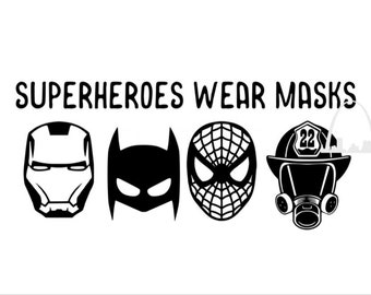 Superhero Mask Svg Etsy
