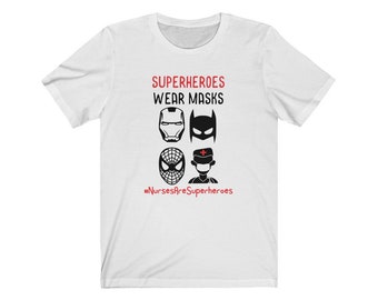 Male Nurse Superhero, Nurses wear mask shirt, Nurses are superheroes, Nurse Appreciation gift, Nurse T-shirt, Male Nurse gift