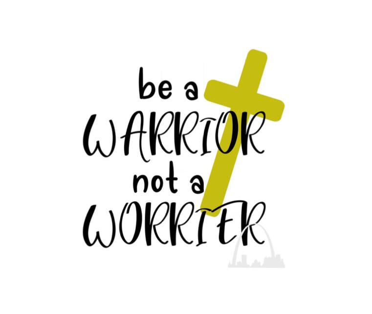 Prayer Warrior svg dxf cut file Worry less Power of Prayer svg t-shirts decals coffee mugs diy Christian faith svg Silhouette cricut