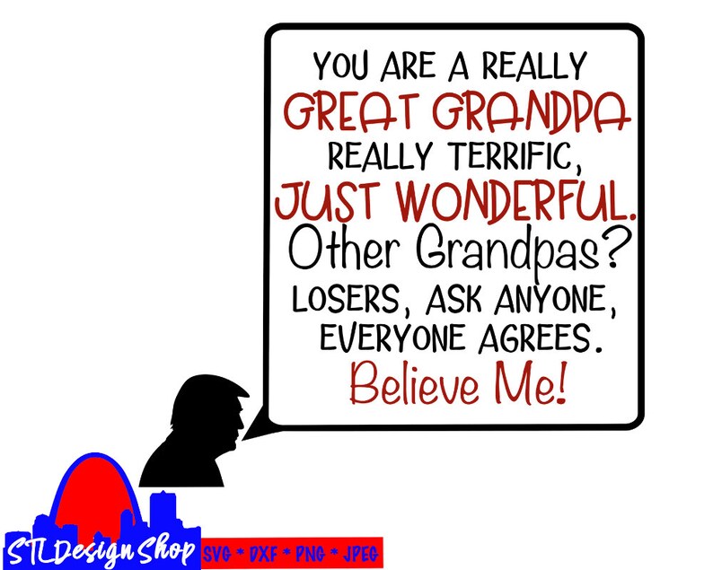 Download Funny Grandpa Gift President svg cut file Political Gift ...