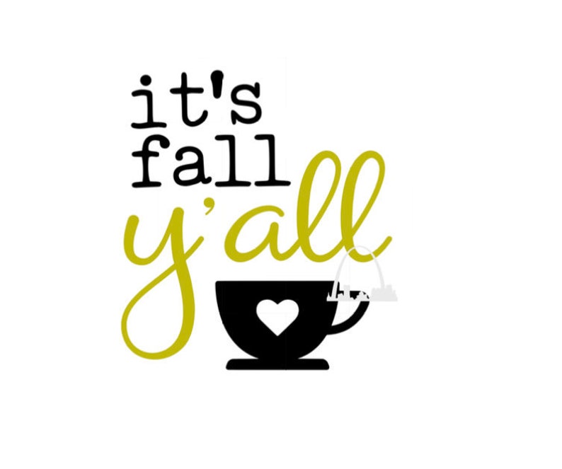 Download Art Collectibles Clip Art It S Fall Y All Svg Cut File Pumpkin Spice Lattes Southern Charm Autumn Coffee Mugs Svg For T Shirts Or Decals Diy Svg Silhouette Cricut