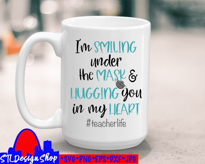 Download Teacher Mask svg cut file teacher life diy sublimation mug png | Etsy