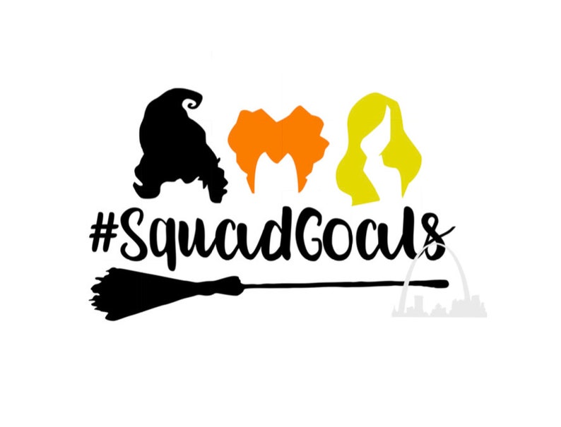Download Clip Art Art Collectibles Hocus Pocus Witch Svg Dxf Png Jpeg Cut File Sanderson Squad Goals Halloween Costume T Shirts Decals Funny Holiday Movie Silhouette Cricut