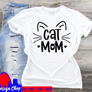 Katze Mama Svg geschnitten Datei, verrückte Katze Dame Kätzchen Svg für T-shirts Aufkleber Kaffeebecher Decasl diy, lustige Katze Liebhaber Svg Silhouette Cricut