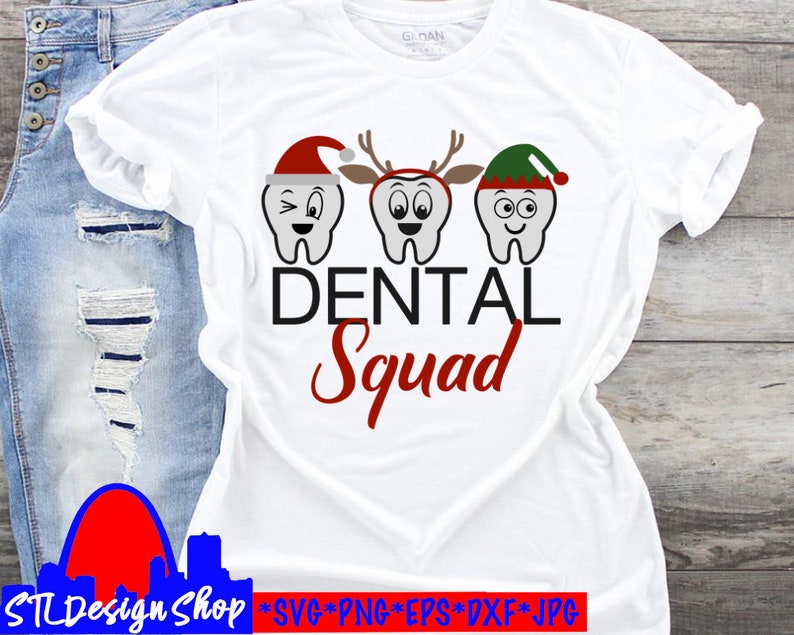 Download Christmas dental squad Dental office themed SVG PNG cut ...