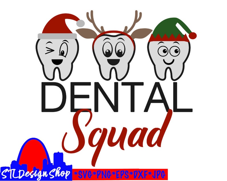 Download Christmas dental squad Dental office themed SVG PNG cut ...