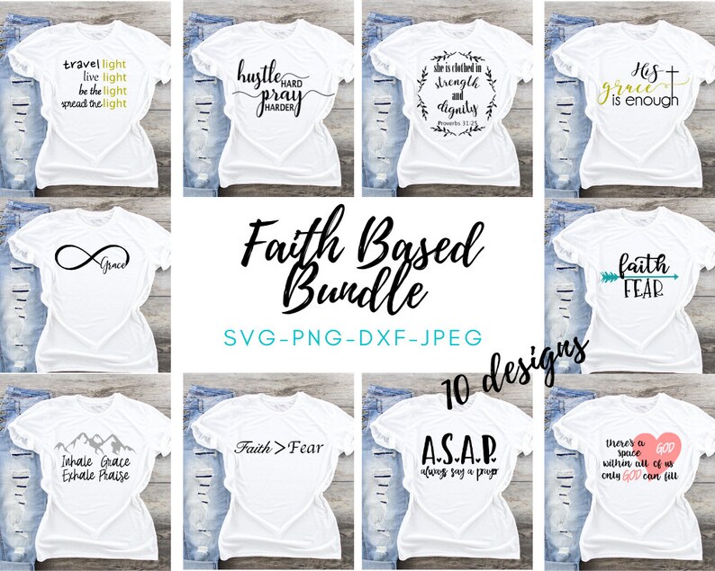 Download Faith Based SVG bundle svg png jpeg dxf DIY faith based | Etsy