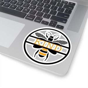 Be Kind sticker, Bumble Bee Kind Laptop sticker, decoratieve sticker, Crafting Sticker Kindness Movement, Anti-Bullying Sticker, Kind Kids