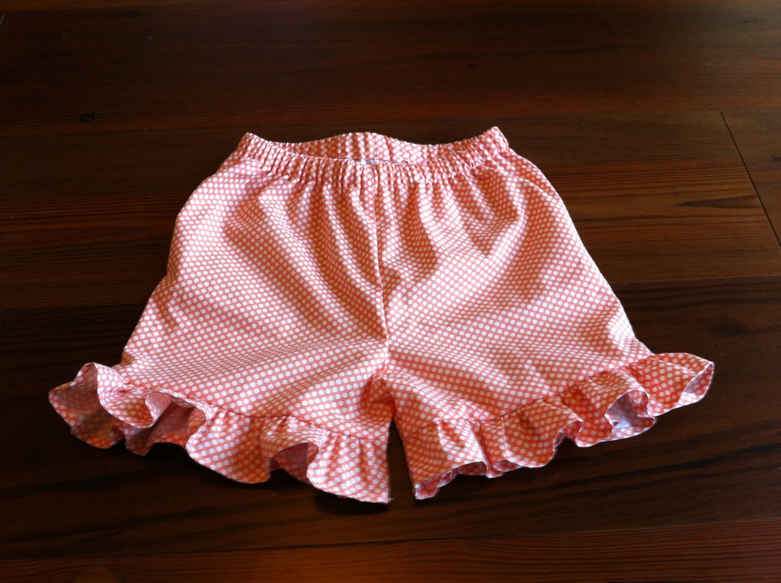 Ruffle Shorts Pattern Baby Toddler Children Etsy