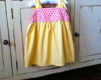 Shirt Pattern - Shoulder Tie Top - Baby Toddler Children Sizes 1 to 6
