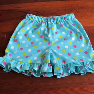 Ruffle Shorts Sewing Pattern - Baby Toddler Children