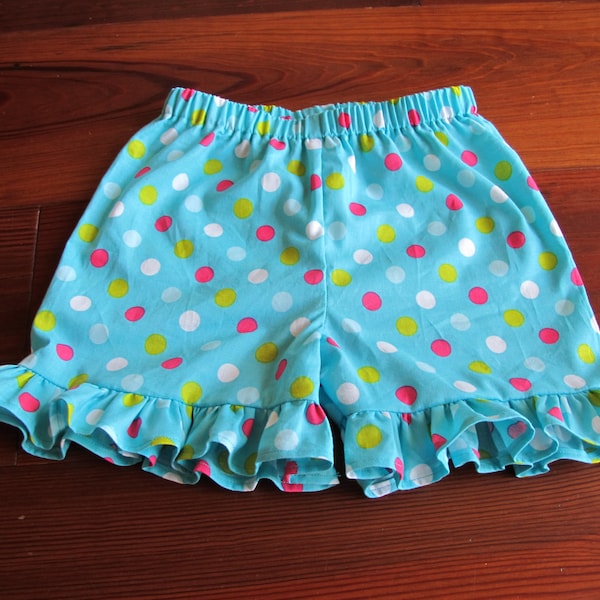 Ruffle Shorts Sewing Pattern - Baby Toddler Children