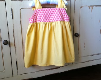 Shoulder Tie Top Pattern - Baby Toddler Children Sizes 1 to 6
