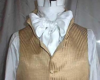 Mans  English Regency Waistcoat Wedding Groom Vest Steampunk Victorian Edwardian Vest