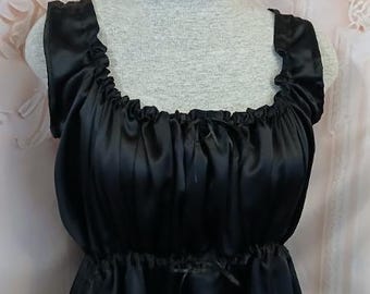 18th Century Regency Sleeveless Chemise in Cotton or Silk