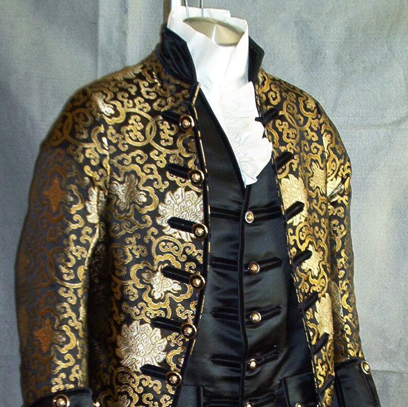 Mans 18th Century Waistcoat Rococo Pirate Vest - Etsy