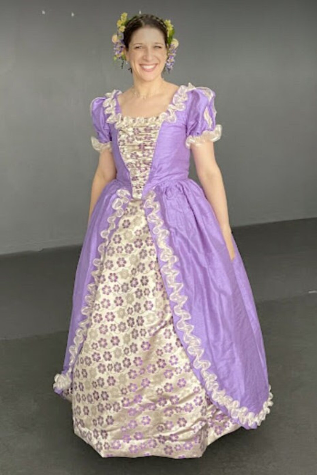 May Queen MQ1858 Victorian Lilac Gown