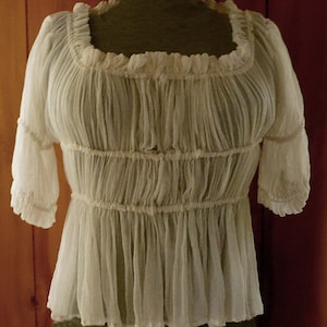 Womans 18th Century Silk Chemise a La Reine Rococo Robe a L'anglaise - Etsy