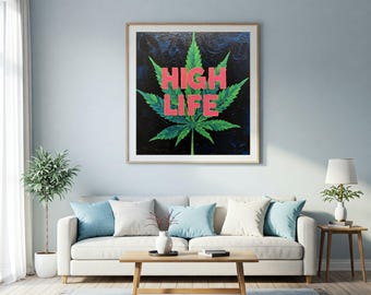High Life Art Wall Decoration Digital Print