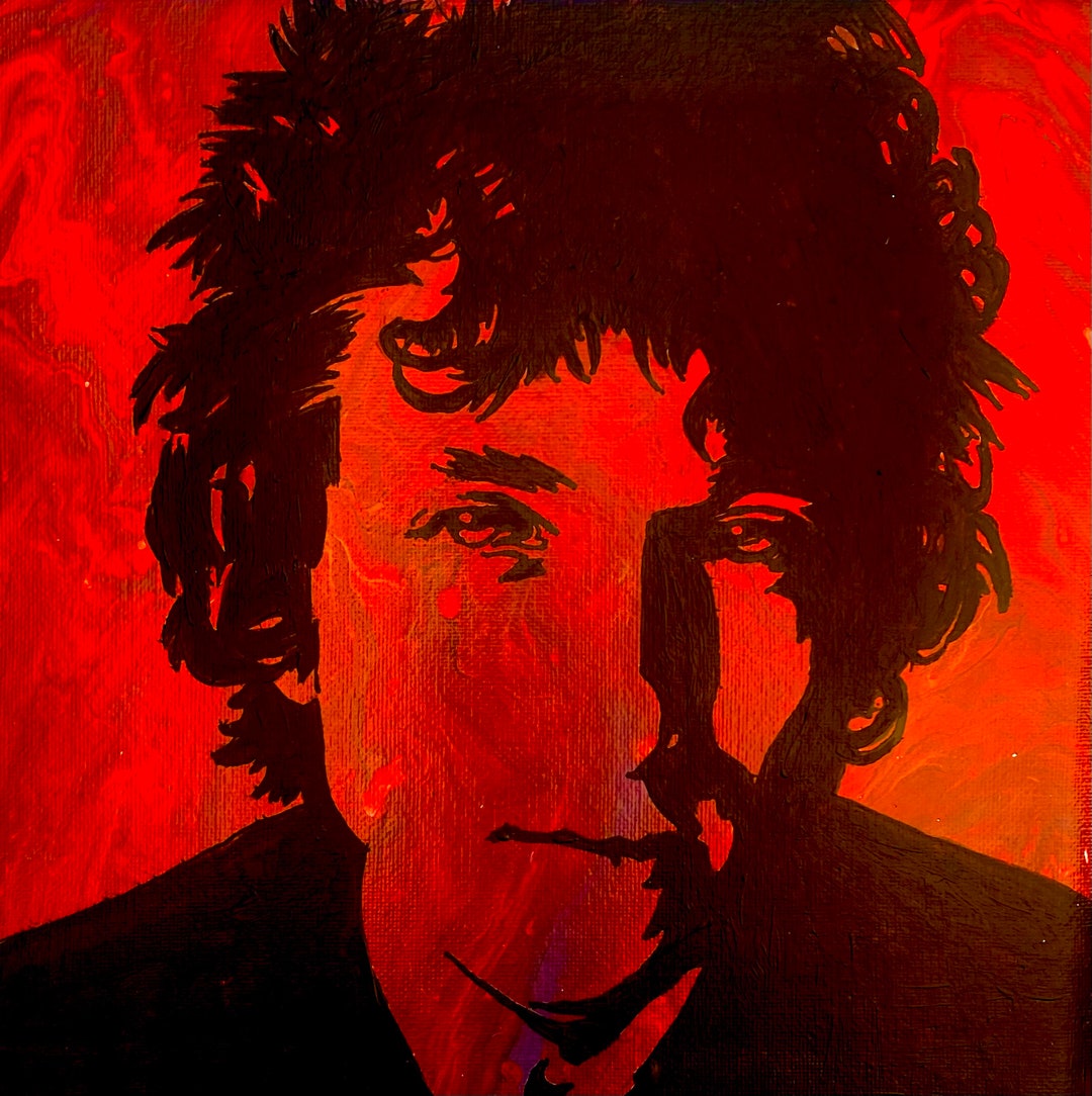 Bob Dylan Original Painting Etsy
