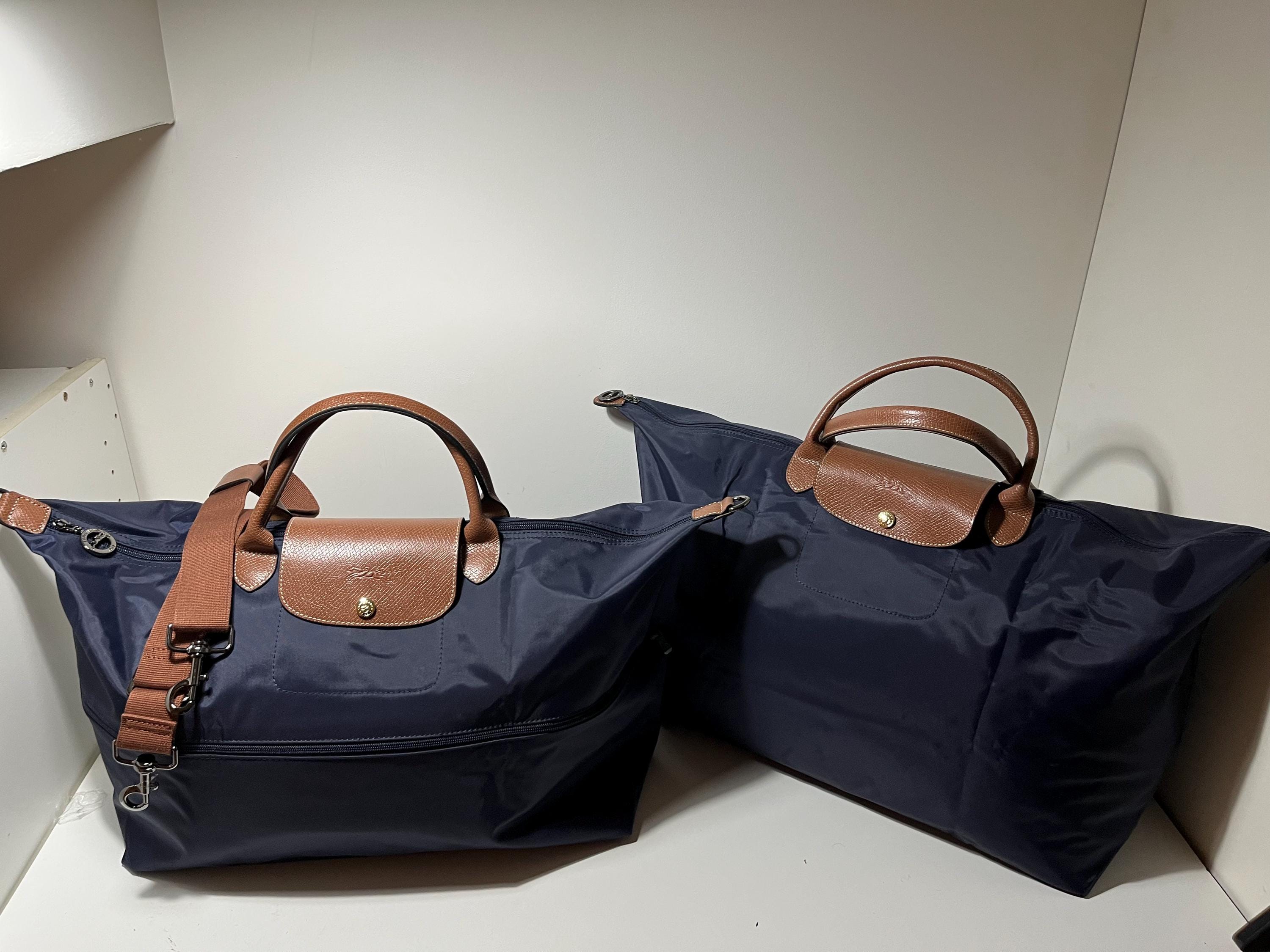 Nylon Handtasche UmhÃ¤ngetasche Blau Longchamp Zwei UmhÃ¤ngetasche