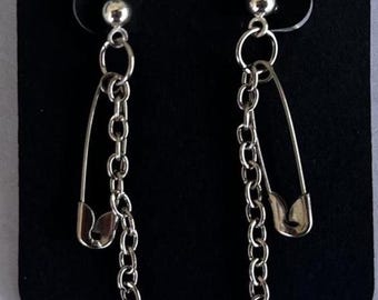 Safety Pin Earrings