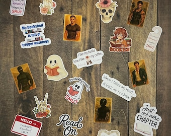 Dark Romance Stickers Smut Book Boyfriend Sticker Spicy Reader Aesthetic Possessive Lover Decals Vinyl Romance Stickers Morally Grey