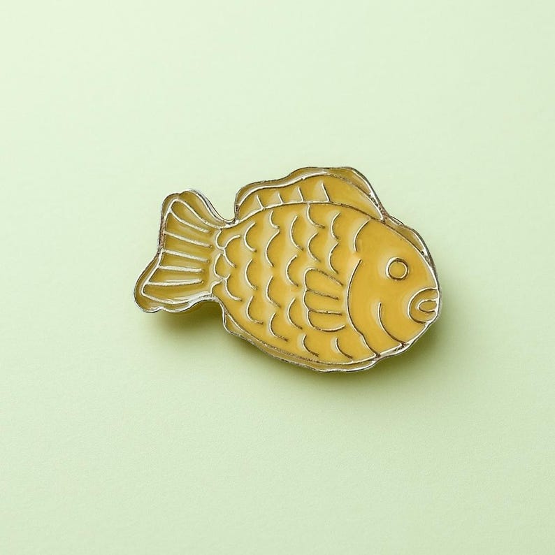 Korean Bungeoppang Enamel Pin | Taiyaki Fish Bread Lapel Pin | Cute K ...