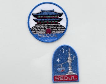 Toppa di Seoul, Toppa simbolo della Corea, Toppa della Torre Namsan, Stemma di Namdaemun, Regalo da viaggio coreano