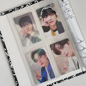 Carpeta fotográfica K-pop A5 de 4 bolsillos (paquete de 10) / Holomoon