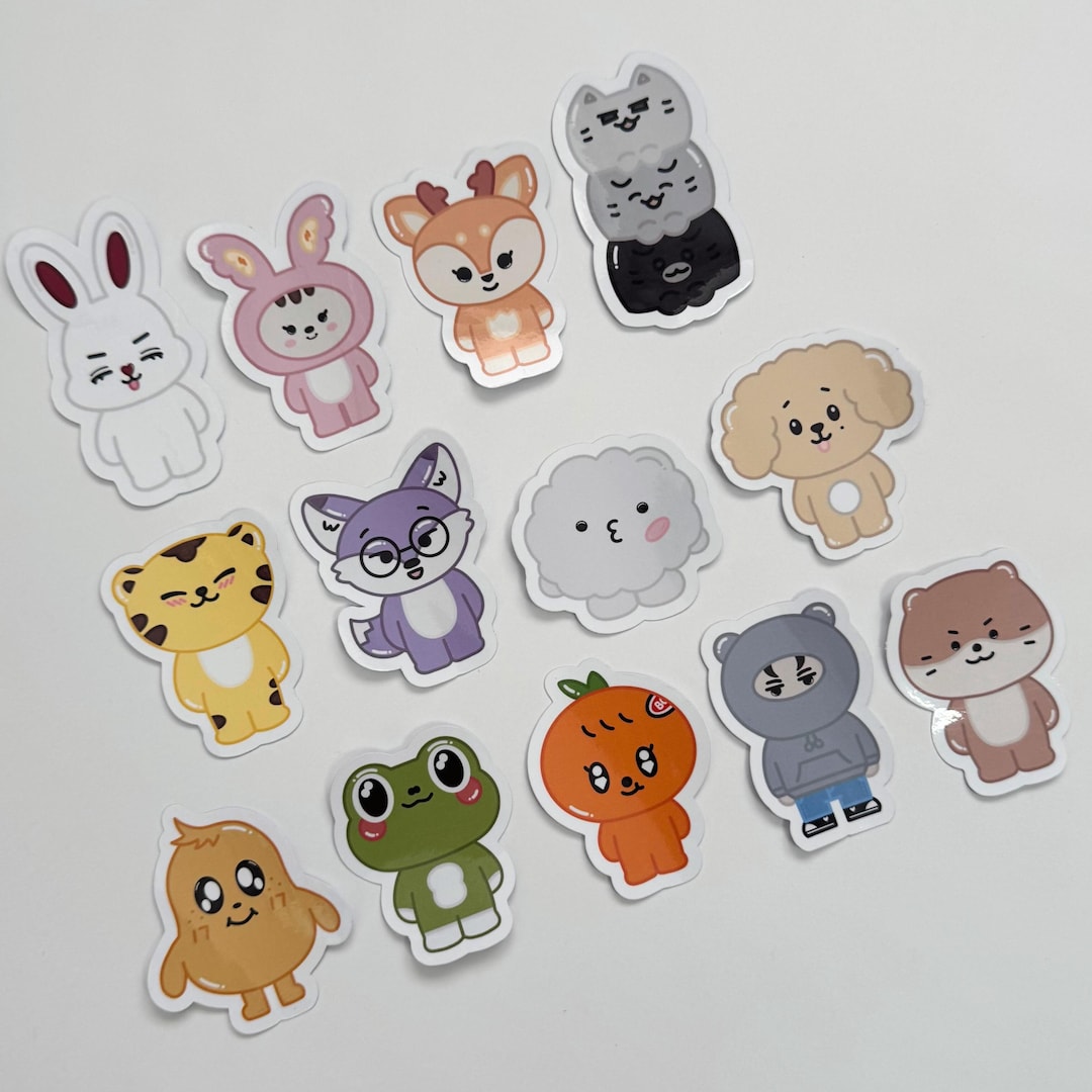 Seventeen Inspired Miniteen Sticker Set Glossy | Holomoon - Etsy