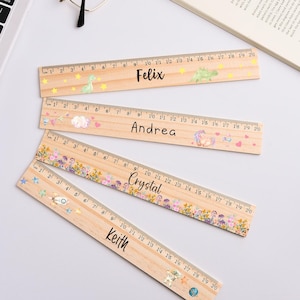 Ruler, back to school,schoolchild,school supplies, Wooden ruler, Personalized kids ruler,First Day of School gift .
