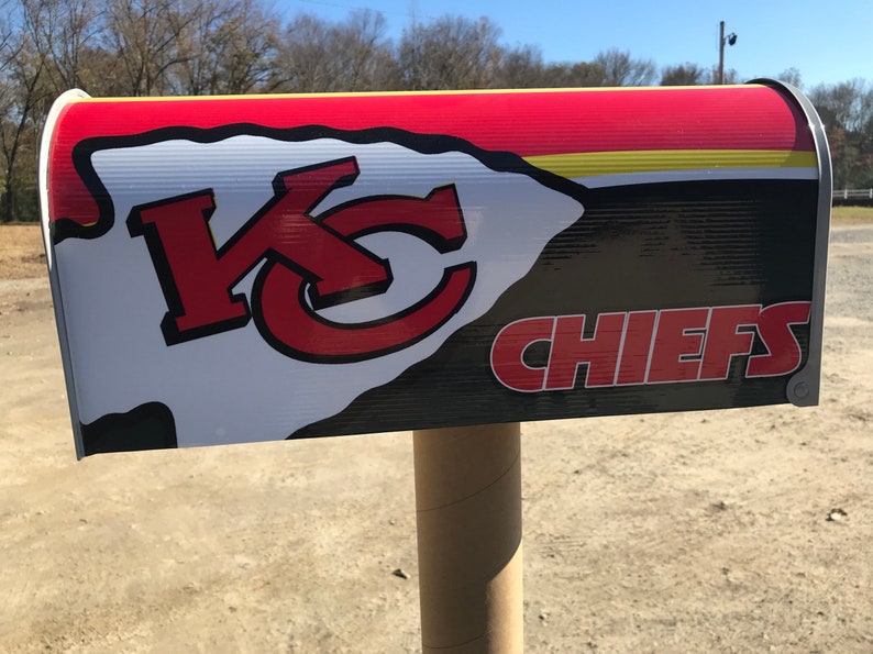 Kansas City Chiefs Mailbox Cover Etsy