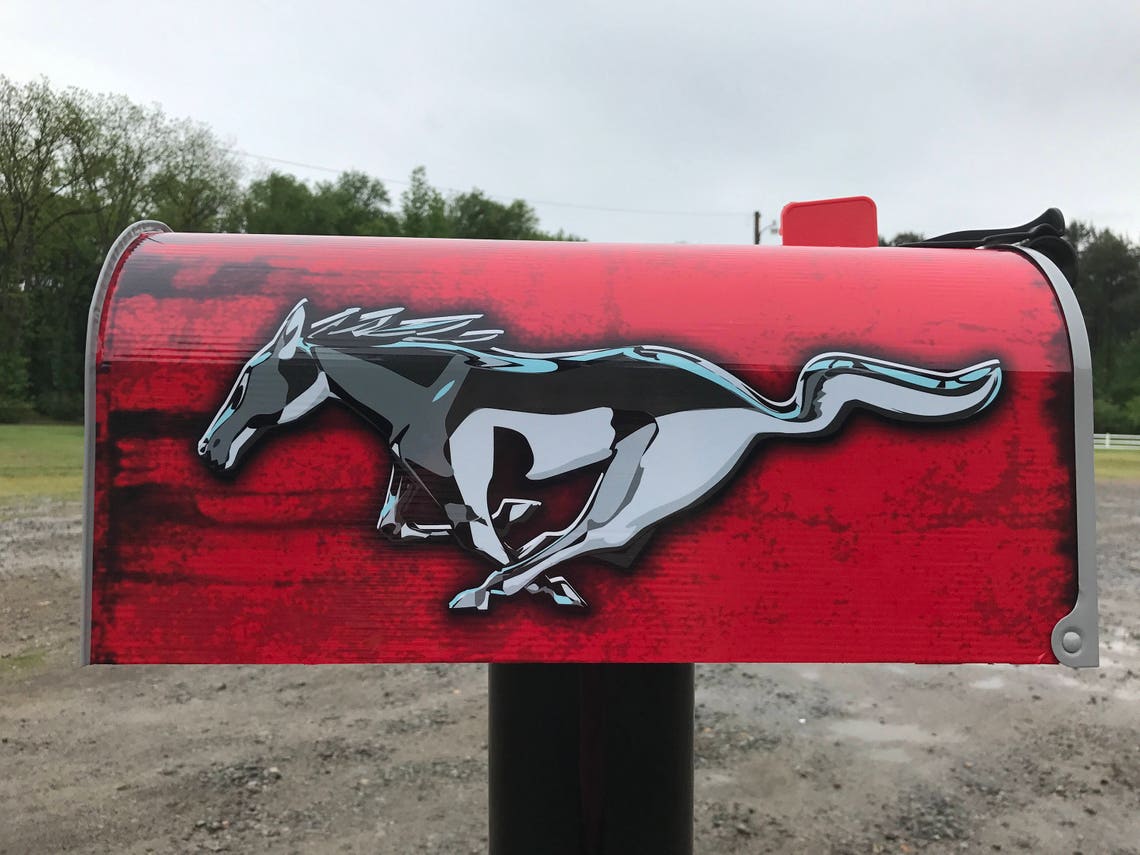 Ford Mustang Mailbox Etsy