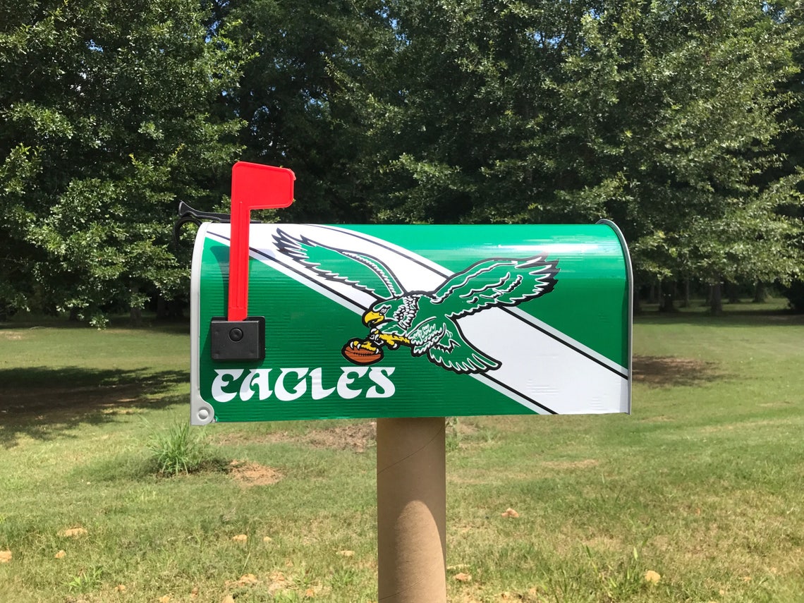 Vintage Philadelphia Eagles Mailbox Etsy