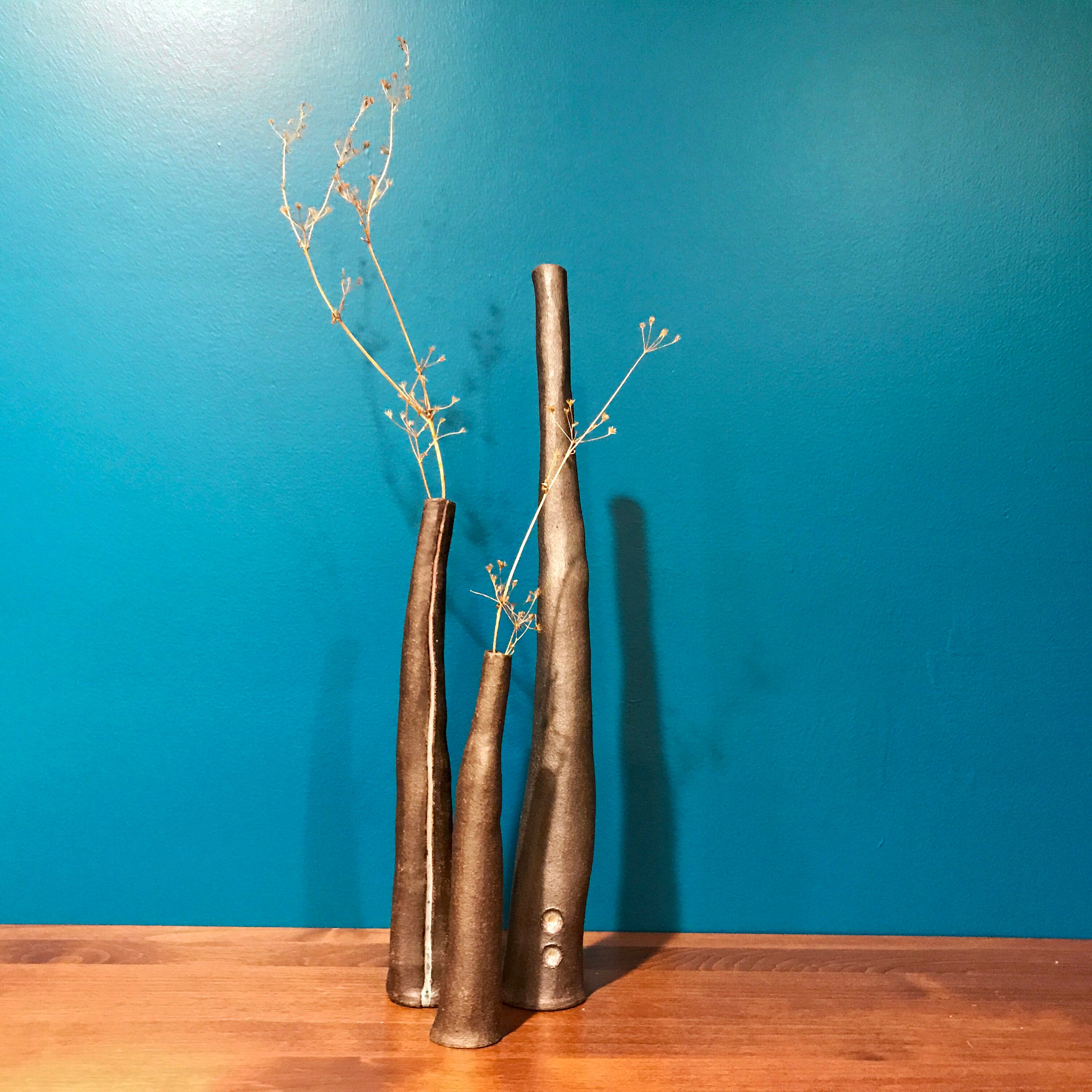 Handbuilt ceramic branch vase Etsy