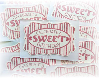 Birthday - Celebrate Sweet Birthday - Stickers  (10)