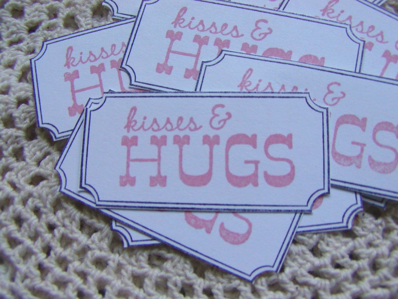 Kisses and Hugs Tickets Coupons Party favors 10 Etsy
