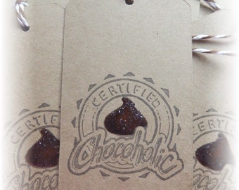 Certified Chocoholic - Chocolate Tags (8)