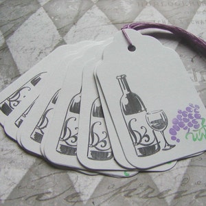 Wine Lover's Tags Gift / Hang / Drink Label Tags 10 image 1