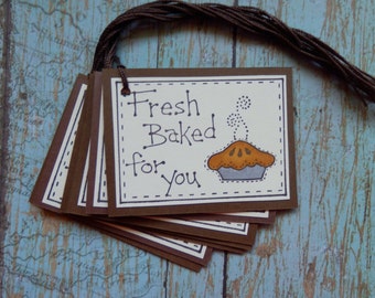 FRESH Baked for YOU  - From the Kitchen Of - Food Tags - Baked with Love - Gift/ Hang Tags (8)