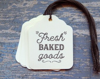 FRESH Baked Goods  - From the Kitchen Of - Food Tags - Baked with Love - Gift/ Hang Tags (8)