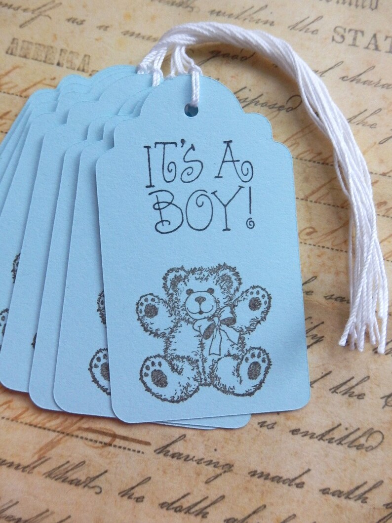 Baby Tags Baby Bottle Baby Shower Gift/Hang Tags 8 image 4