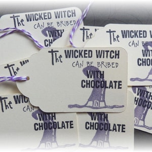 Chocolate - The Witch can be bribed - chocolate tags (8)