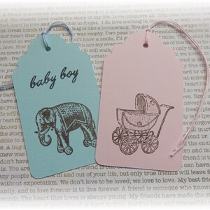 Baby Tags Baby Bottle Baby Shower Gift/Hang Tags 8 image 6