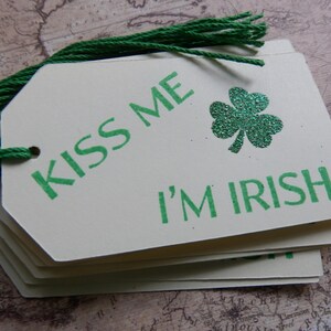 Happy St Patricks Day March 17th round scalloped tags 6 image 6