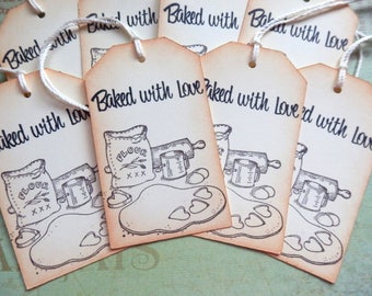 Baked with Love Cookie Dough-Baking Tags (8)